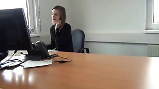 Office sex with austrian girl