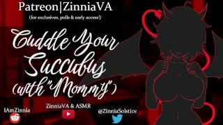 SFW ASMR/RP – Cuddle Your Succubus (w/”Mommys”) [(T)F4A][Succubus GF][Magic][Size Difference]