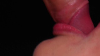 CLOSE UP: Best Milking BLOWJOB in your LIFE, All Cum in Mouth, Sloppy Sucking Dick ASMR