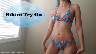 Nova Minnow – bikini swimsuit try on – TEASER, full vid on MV